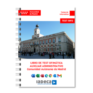 AUXILIAR ADMINISTRATIVO MADRID - LIBRO DE TEST OFIMÁTICA