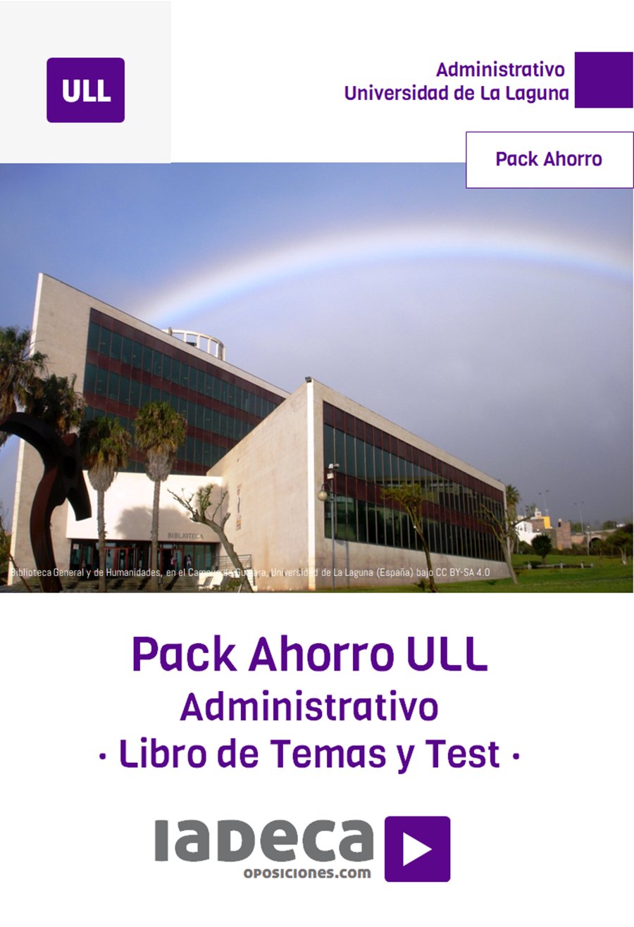 Pack ahorro: libro de temas y test Administrativo ULL